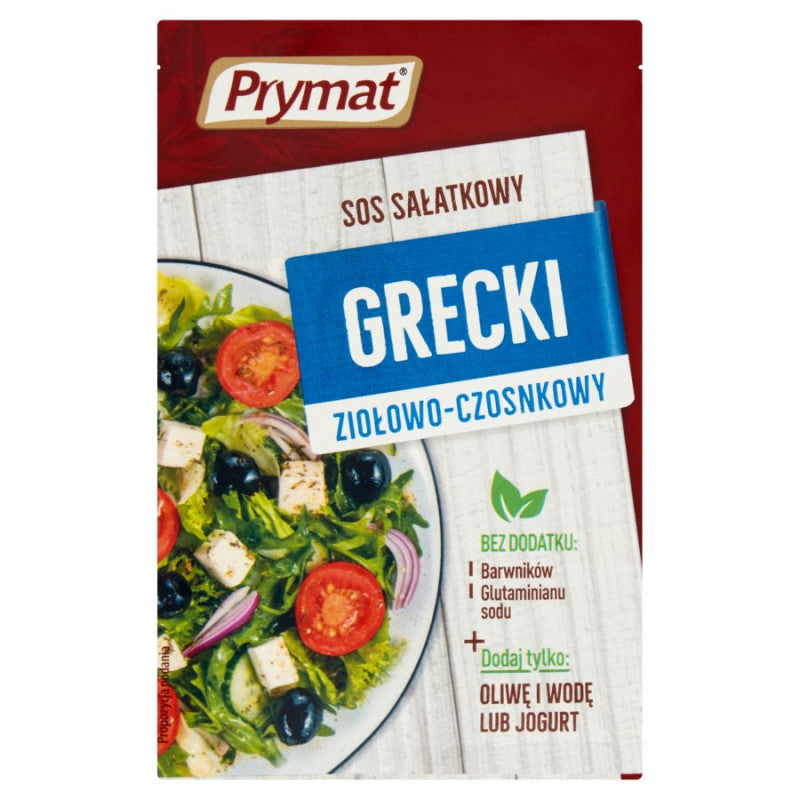 Sos sałatkowy grecki 9g Prymat