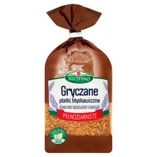 Płatki pełnoziarniste gryczane 400g Szczytno