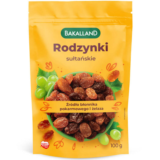 Rodzynki Sułtańskie 100g Bakalland