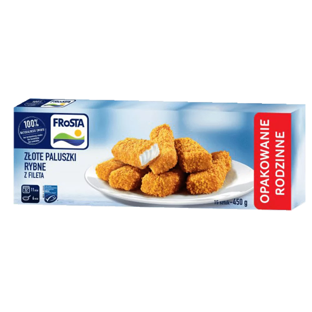 Paluszki rybne złote 450g Frosta
