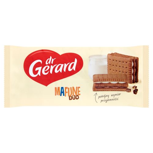 Herbatniki Mafijne Duo kakaowe z kremem o smaku śmietankowym i czekoladowym 216g Dr Gerard