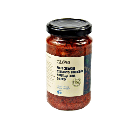 Pesto czerwone z suszonych pomidorów z bazylią  190g Marka Własna Społem